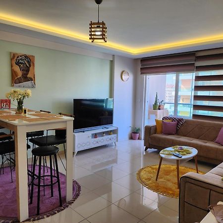 Cozy Sea View Next To The Beach, In The Mid Of The Market, Saturday Bazar, Restaurants & Bars Etc, Alanya Mahmutlar! Apartment Luaran gambar
