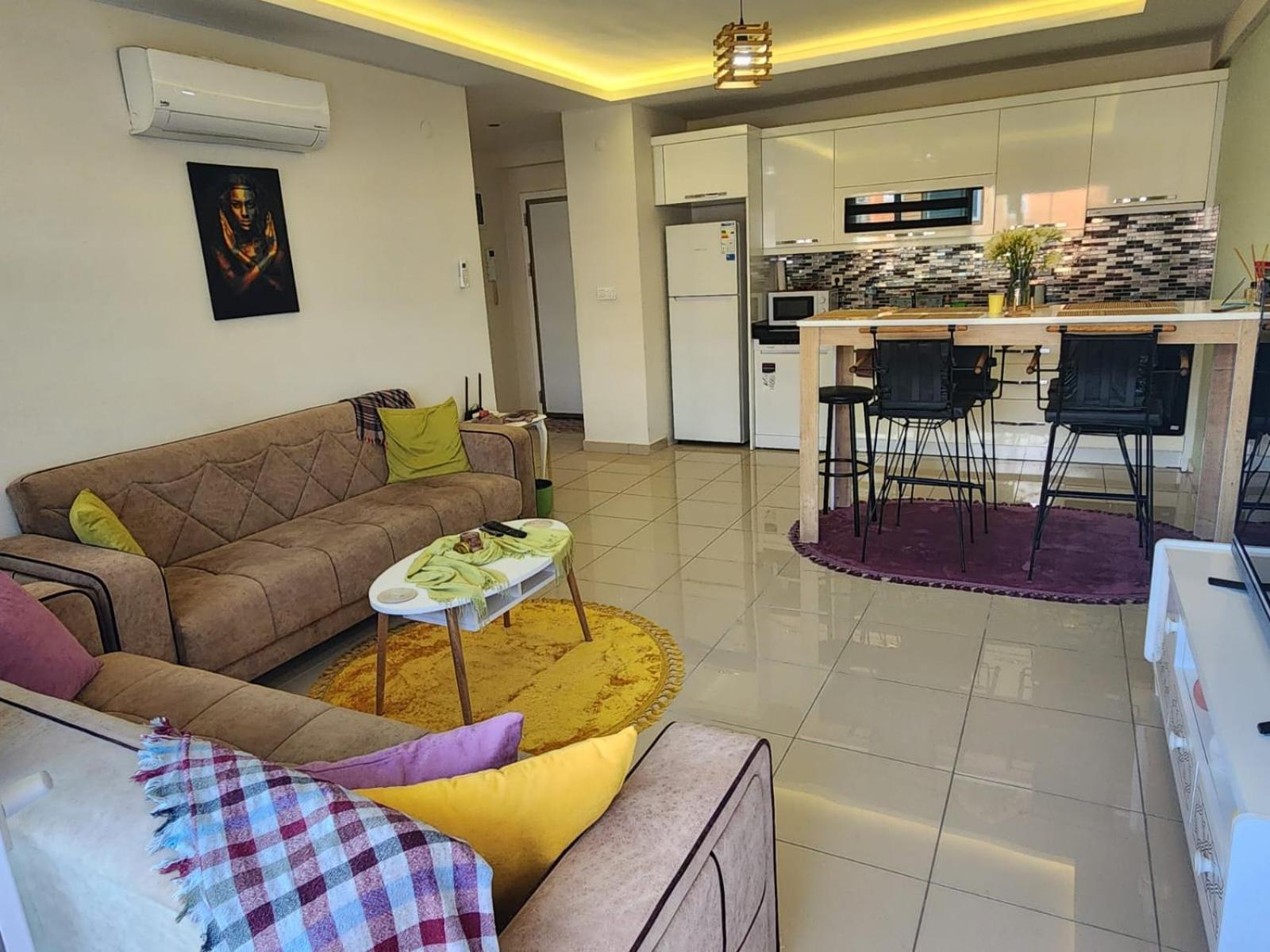 Cozy Sea View Next To The Beach, In The Mid Of The Market, Saturday Bazar, Restaurants & Bars Etc, Alanya Mahmutlar! Apartment Luaran gambar